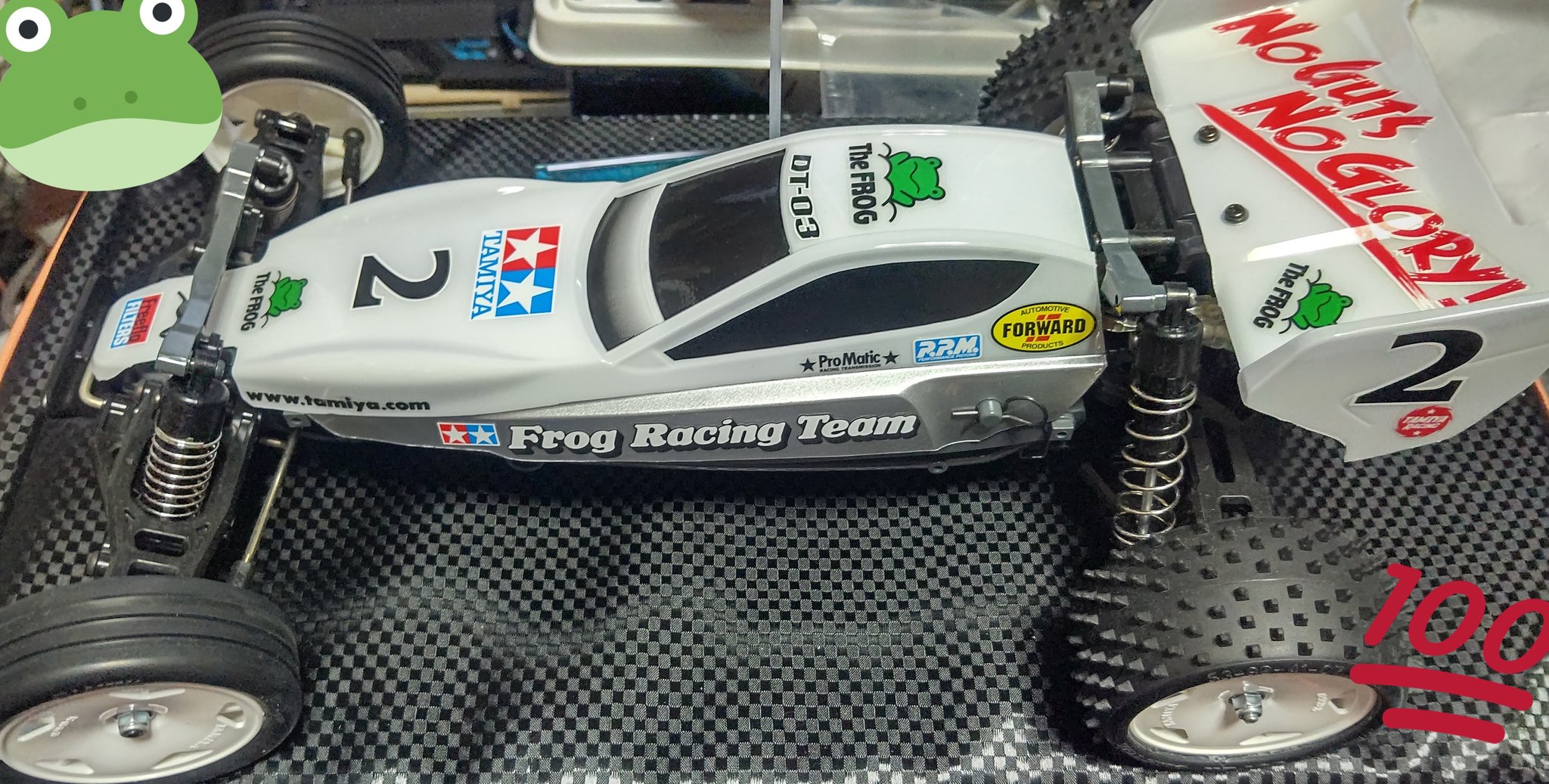 1/10 電動RC完成セット2.4GHz XB ネオ・マイティフロッグ (DT-03