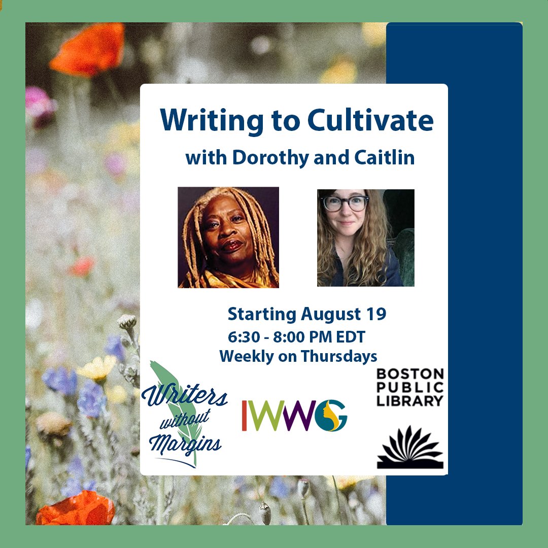 Our upcoming workshop with <a href="/IWWG/">The IWWG</a> and <a href="/BPLBoston/">Boston Public Library</a> is led by LA Poet-in-Residence Dorothy Randall Gray and award winning writer Caitlin Thornbrugh. You can click here to register for their workshop: bpl.bibliocommons.com/events/60fac7d…