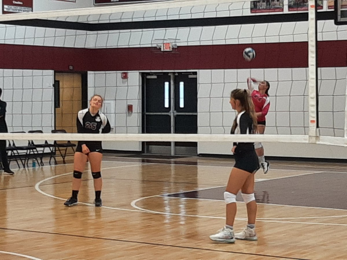 GoernerRandy's tweet photo. The @ptreeacademy Lady Panthers take game 2 over New Creation (25 - 12). Game 3 to follow. 
@krvanness 
@CovNewsSports https://t.co/gDpEXbOKK8
