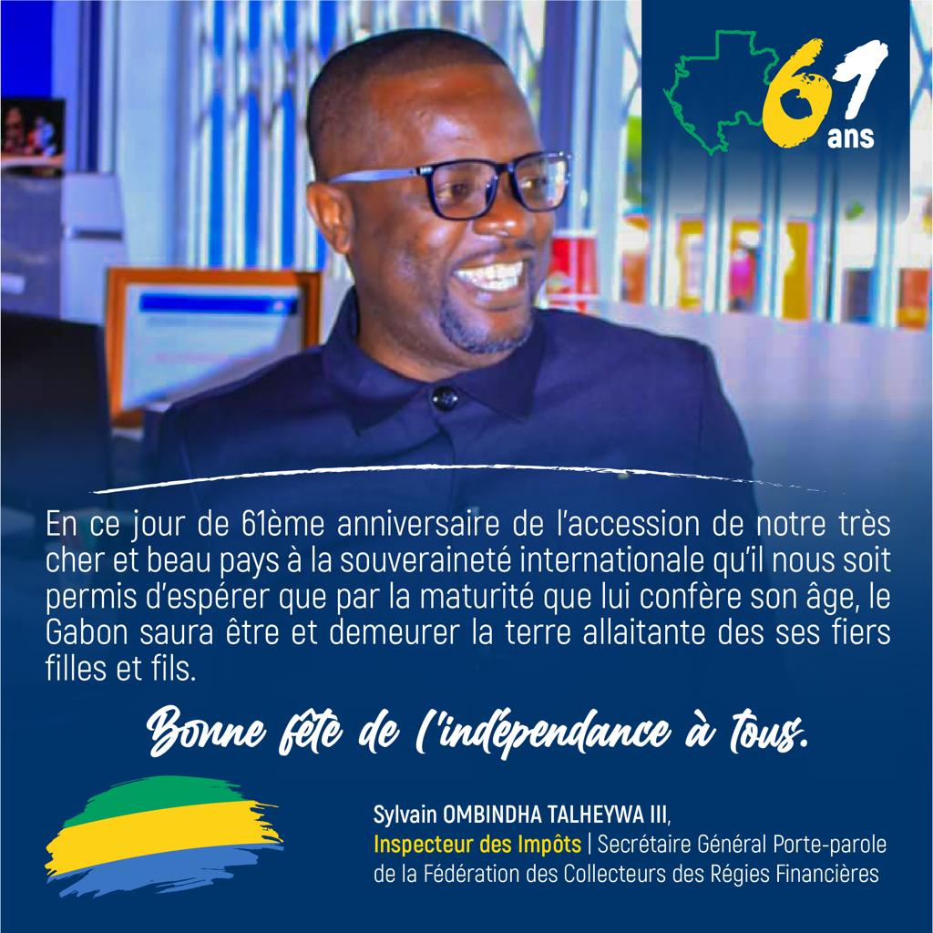 Un seul cœur, un seul pays, un seul engagement, le GABON.

Bonne fête de l'indépendance, an 61, à toutes et à tous.
<a href="/PresidentABO/">Ali Bongo Ondimba</a> <a href="/OssoukaRaponda/">Rose Christiane Ossouka Raponda</a> <a href="/NoureddinBV/">Noureddin Bongo Valentin</a> <a href="/nickyo67/">Nicaise OTOUNGA</a>