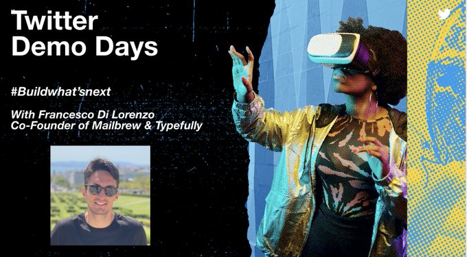 August 19th, 10am PDT we are starting Twitter Demo Days!  Demo Days gives developers the platform to<a href="/tag/wwdc16"class="tags"><span>#wwdc16</span></a>
