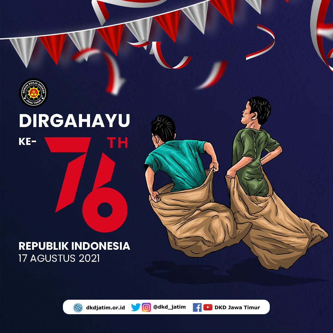 Selamat 76 Tahun Kemerdekaan Indonesia!

Mari mengisi kemerdekaan ini dengan pengabdian dan dedikasi tanpa henti untuk Indonesia!

Karena semangat abdimu, adalah asa cita untuk lainnya.