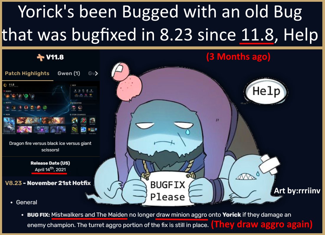 Kampsycho on Twitter "Is there a Chance this Yorick bug can be fixed