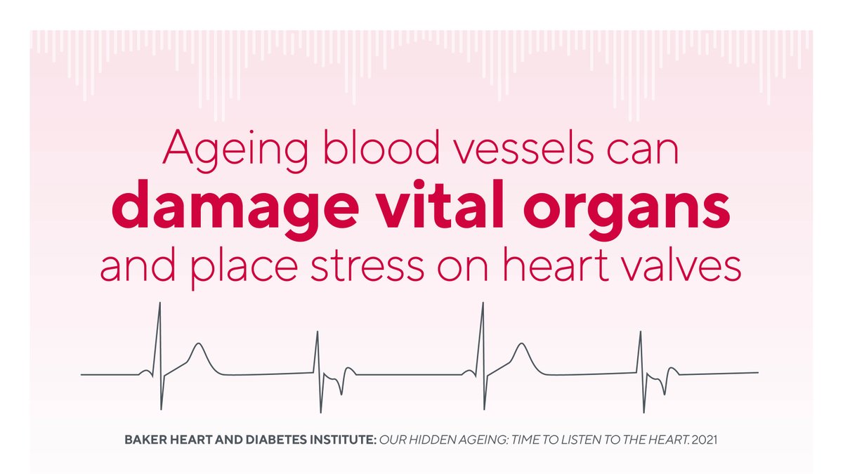 Ageing causes blood vessels to lose elasticity &amp; become stiff, impacting their structure &amp; function. This damage also increases mechanical stress on the heart valves. But #HeartValveDisease can be identified by a simple GP check. Over 65s – ask your doctor to #ListenToYourHeart