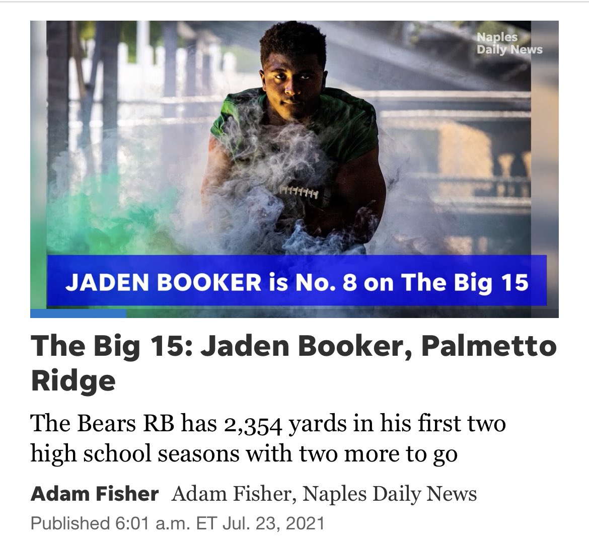 Palmetto Ridge Football tweet media