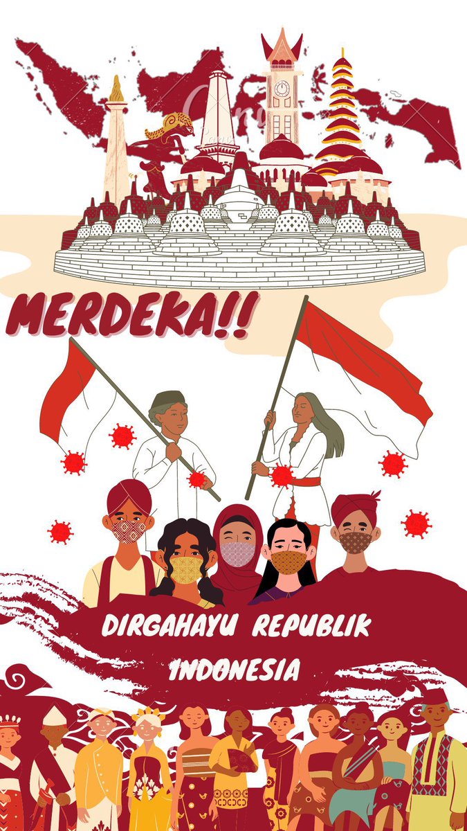 Dis! Dirgahayu Republik Indonesia,  
Get well soon to beloved country 🇮🇩 #17an #HUTRI76