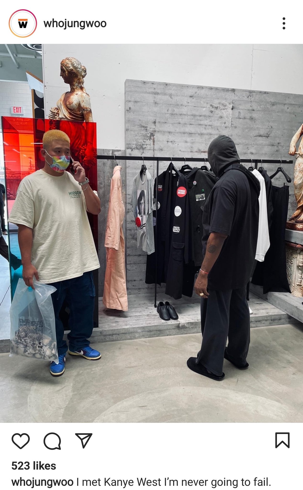 KAR L'ART Kanye west Dover street