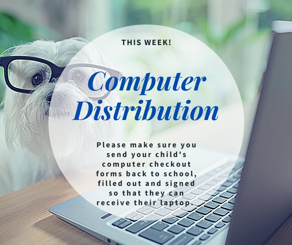 #Explorers Computer distribution will be starting this week so make sure your forms are turned in to your social studies teacher!
