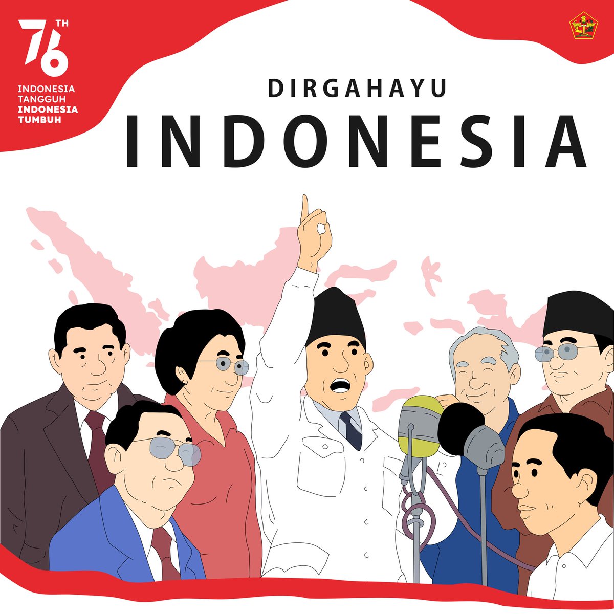 TONPARA_Smansa's tweet photo. Salam Paskibra!
Selamat pagi kak/bang.

DIRGAHAYU REPUBLIK INDONESIA KE-76🇲🇨

“Merdeka hanyalah sebuah jembatan, Walaupun jembatan emas, di seberang jembatan itu jalan pecah dua: satu ke dunia sama rata sama rasa, satu ke dunia sama ratap sama tangis!” 
– Ir. Soekarno https://t.co/qcPdrHW3IQ