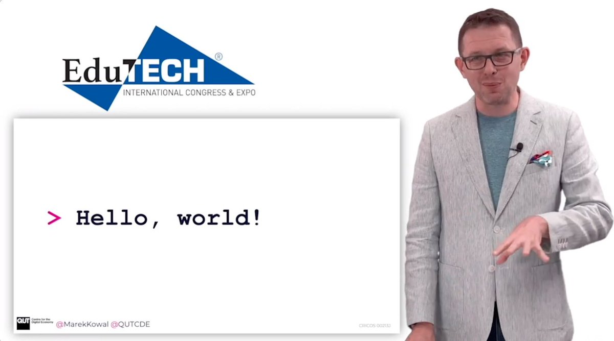 Open_LMS's tweet photo. @EduTECH_AU has begun &amp; we're excited for the next couple of days! We are in our first presentation - Are you #digitising or #digitalising? with @marekkowal of @QUT💡#EdTECHAU https://t.co/Ij58UFMPqr