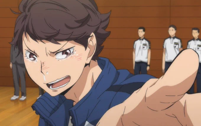 the growth of oikawa's confidence throughout the years 