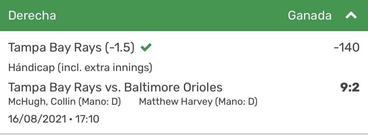 CONWIPICKSS's tweet image. TERMINO EL DÍA🚨

Y nos vamos Perfectos🤩🤩🔥🔥

Seguimos sumando en el grupo💰👏🏼🤩

Es el 4 día perfecto en el mes✅💰🔥

4 picks🎯
4 ganados ✅

Giants -1✅
Reds -1✅
Rays -1.5✅
Under 0.5 1 entrada Athletics vs White Sox✅

#GamblingTwitter #MLB #FreePicks #Premium