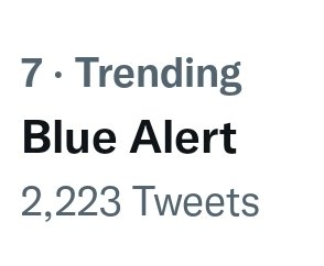 xphilerelapse's tweet photo. I have no helpful information for Texans, except that now blue alert is trending. Go team! https://t.co/wsSiC70XlT