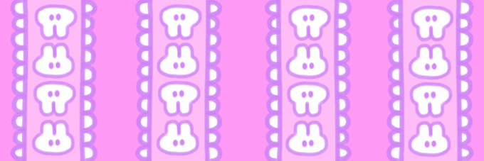 うさぎさんフリーヘッダーのtwitterイラスト検索結果