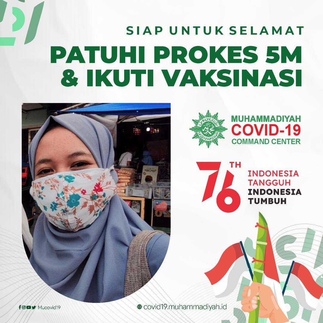 mucovid19's tweet photo. Untuk mendukung penanganan pandemi &amp; vaksinasi sekaligus merayakan momen #HUTRI76 kami bikin twibbon nih

Yuk ikutan ribuan orang yang udah duluan untuk bikin dan share twibbon keren ini!😁

Link Twibbon MCCC👇
https://t.co/EufQ1WFa08 https://t.co/fNM0hL3IHP