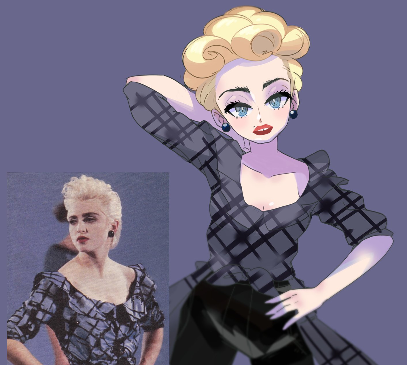 Happy Bday Madonna 
I\m a True Blue stan   