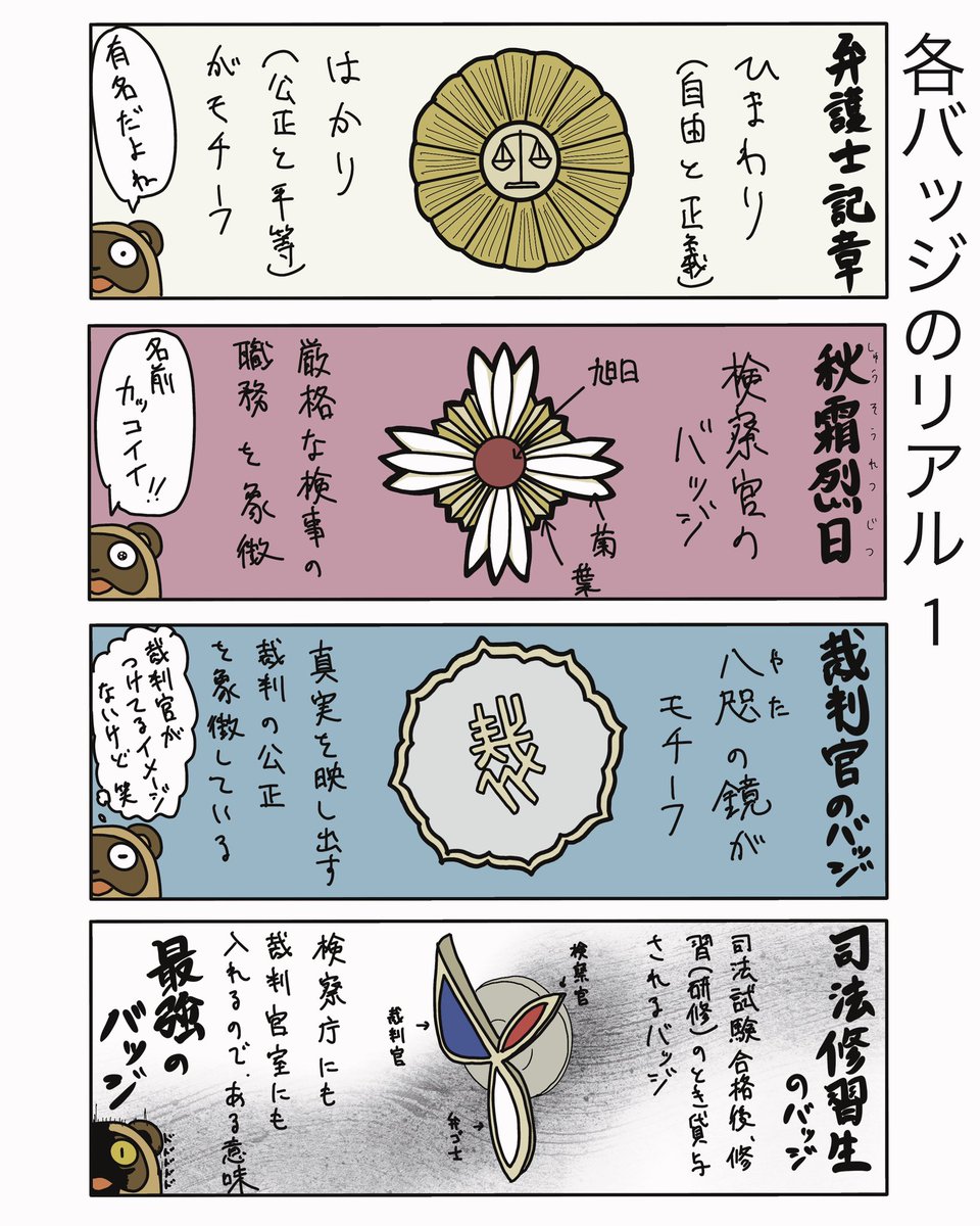 昭和３２年１２月１日に司法修習生バッジの着用が開始した経緯 弁護士山中理司のブログ