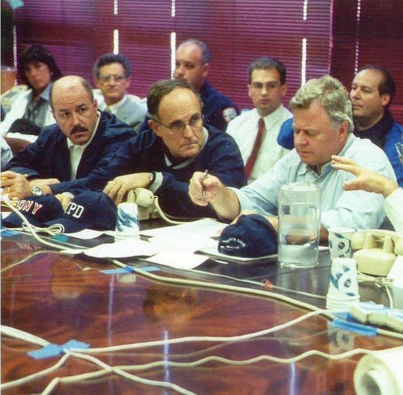 RudyGiuliani's tweet photo. (1) @BernardKerik: “20 years ago the US suffered one of the most substantial terror attacks in world history. Under Mayor Rudy Giuliani‘s leadership, New York City responded to the crisis and it’s first responders accomplished…” https://t.co/DBRqptkOxs
