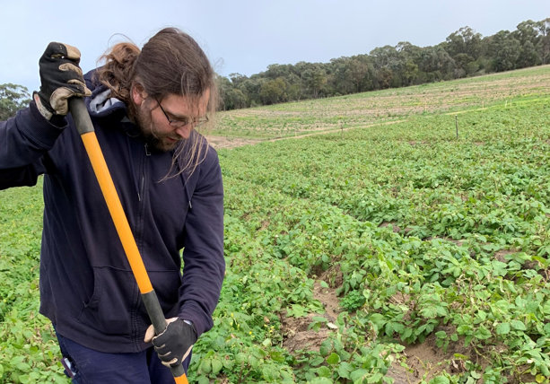 BioscienceLtd's tweet photo. Another sampling trip for the Global Crop Microbiome project. This time sampling potatoes on a windy day!
@CropGlobal @Prof_Braj_Singh #soilhealth #agchatoz https://t.co/XRz4J3zIwh