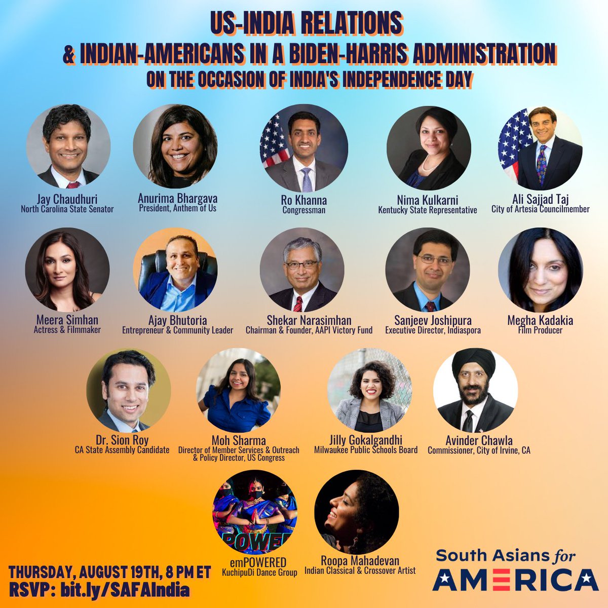 South Asians for America tweet media