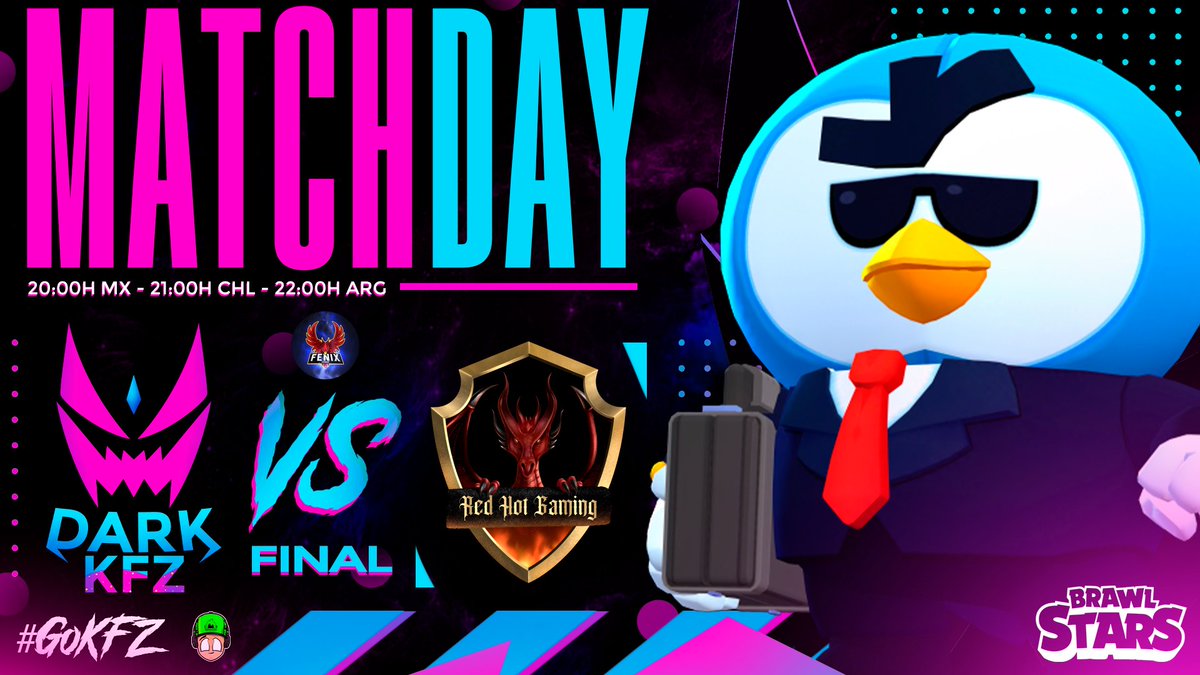 Dark KFZ (@dark_kfz) on Twitter photo #BS | Final!
Ha llegado el día en el que disputamos la gran final!
Luego de tanto esfuerzo nos llevaremos la liga 😈
🆚️| <a href="/TeamRH_GG/">Red Hot Gaming 🐉</a>
🏆| <a href="/Fenix_LeagueBS/">Fenix League</a>
🎙| @carrascoosaa
🔴 EN VIVO 🔴
📺| twitch.tv/carrascosacl
#GoKFZ ☄ #BS | Final!
Ha llegado el día en el que disputamos la gran final!
Luego de tanto esfuerzo nos llevaremos la liga 😈
🆚️| <a href="/TeamRH_GG/">Red Hot Gaming 🐉</a>
🏆| <a href="/Fenix_LeagueBS/">Fenix League</a>
🎙| @carrascoosaa
🔴 EN VIVO 🔴
📺| twitch.tv/carrascosacl
#GoKFZ ☄