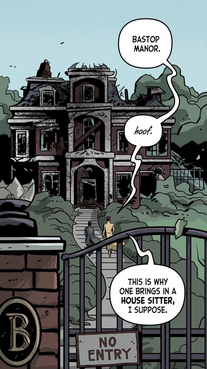 LAVENDER JACK! 

Sir Mimley and Johnny Summer take a melancholy tour through the ruins of Bastrop Manor - only to find there's more than just memories haunting the shadows of the grand old house. Who says you can't go home again?

Yours free on @webtoonofficial ~ Link below 🪞 