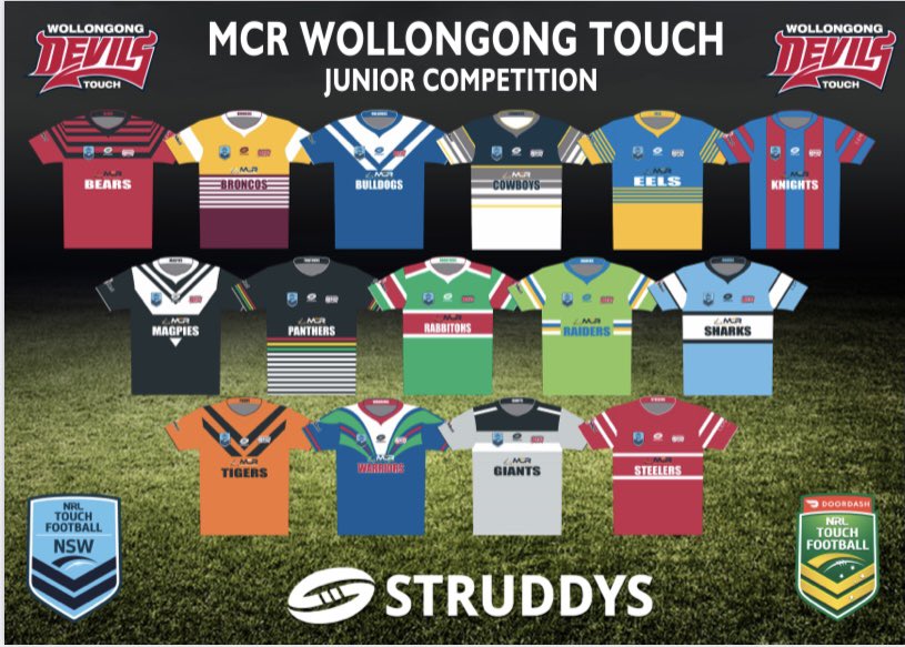 😈MCR Junior Comp Rego’s Open 😈

Our MCR Junior Comp jersey designs have been finalised and are looking the goods.  Let’s get <a href="/NRL/">NRL</a> RETRO!
 Team Nomination: cognitoforms.com/Belinda4/Junio…

Individual Nomination: cognitoforms.com/Belinda4/Junio…
 
#gongtouch #funfitfamily #touchfooty <a href="/nswtouch/">NSW Touch Football</a>