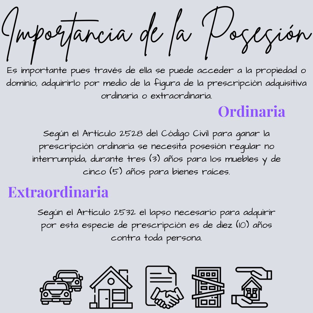 DPLG_Col's tweet photo. Esta semana en DPLG te estaremos contando sobre algunos temas de Derecho Civil, iniciaremos con La Posesión en Colombia. 🧑🏻‍⚖️⏳🚗🏘️

Déjanos tu comentario o envíanos un DM 📥, si te gustaría conocer más sobre el tema.

#posesión #Derecho  #civil #casa  #carro  #gratis #aprende https://t.co/TgYCPqoyks
