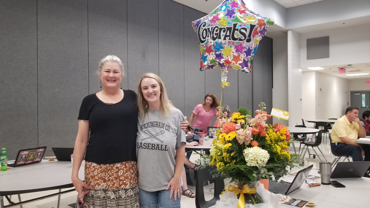 RCSBTsROCK's tweet photo. RCS Beginning Teacher of Excellence,  Lindsay Shropshire at RCMS!  @RCS_NC
#BTsROCK! https://t.co/CLDF0bEGq0