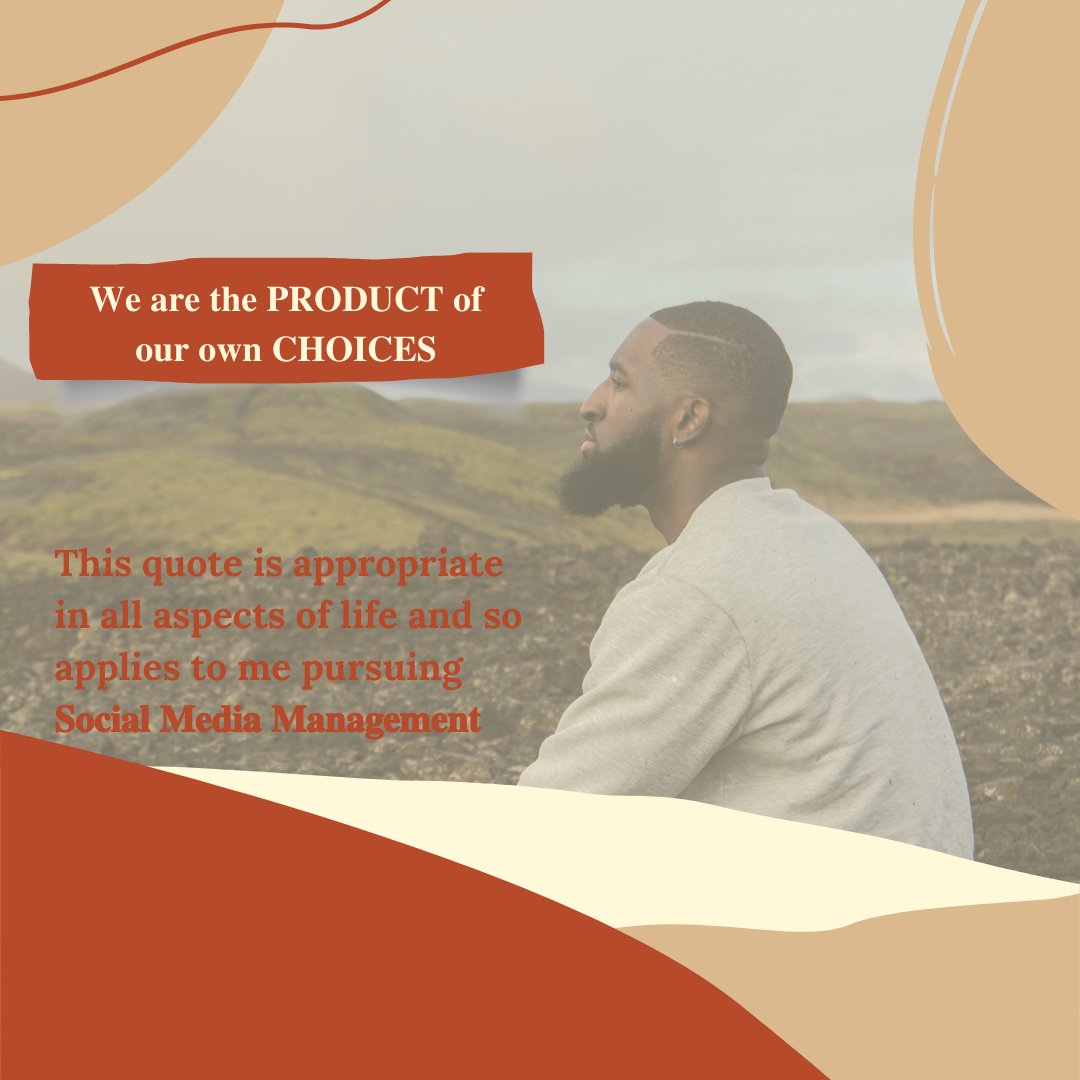 MySMMsolution's tweet image. 🔥 𝐖𝐞 𝐚𝐫𝐞 𝐭𝐡𝐞 𝐏𝐑𝐎𝐃𝐔𝐂𝐓 𝐨𝐟 𝐨𝐮𝐫 𝐨𝐰𝐧 𝐂𝐇𝐎𝐈𝐂𝐄𝐒
it’s one of the few quotes we can read and it’s really what we went through.
To know more about me, my services and see samples of my work, Visit 👉buff.ly/3yegwBl
#socialmediamanager #SocialistSunday