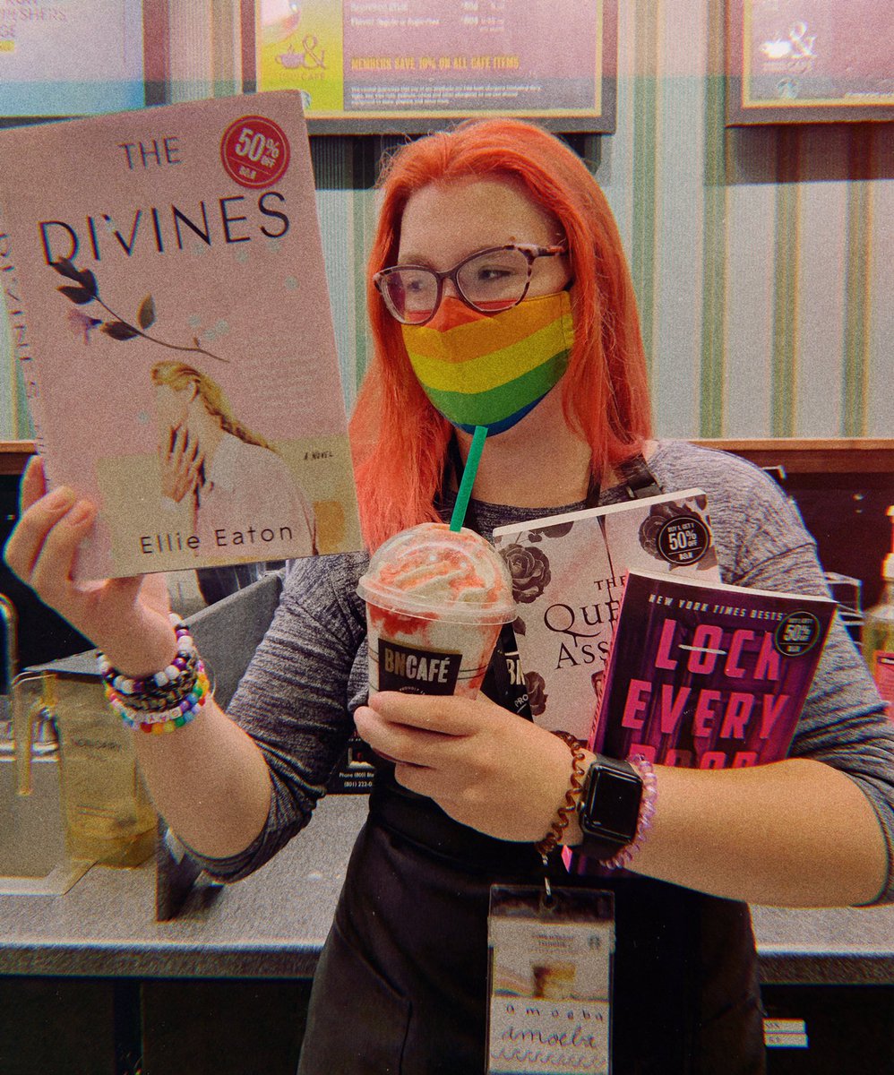 bnapache's tweet photo. Our BookHaul is still ongoing!! The fun doesn’t end there🙈 
~most hardcover books are 50% off
~BOGO 50% off paperbacks (selected titles) in any genre
~$1 off Strawberry Funnel Cake Frap (Grande or larger)
~BOGO Free cookie for active members 

#bnbookhaul #booktok https://t.co/8ChbW8apro