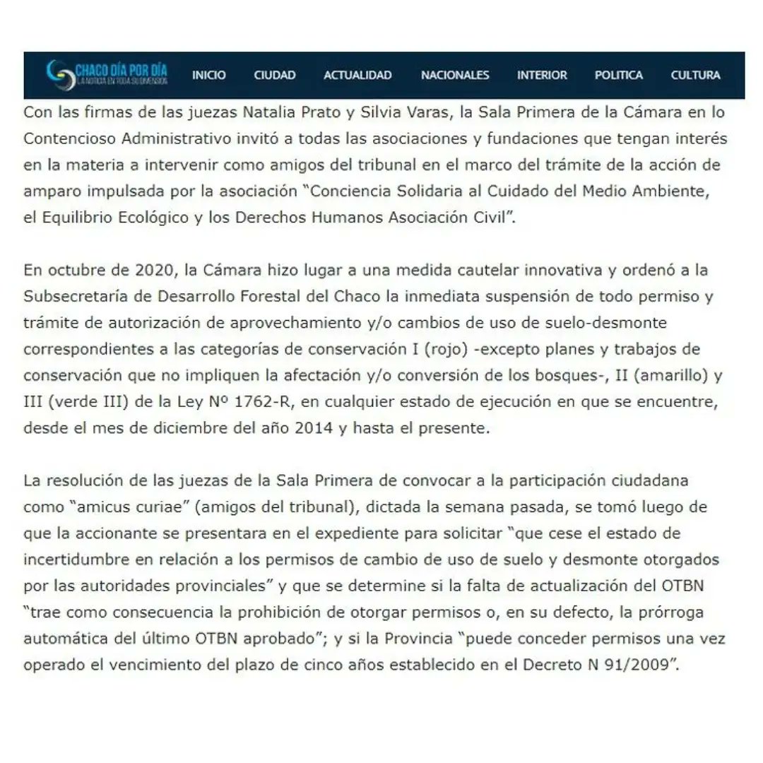 ConSol_ONG's tweet photo. Causa #Desmontes en #Chaco: #OTBN, #Implicancias
 https://t.co/U6P1LtvtLo

Ab. Nora Giménez
+54 9 362 4697 801
Lic. Luciana Gagliardo. Presidente.
+54 9 11 3265 5888

#ConcienciaSolidariaONG
https://t.co/Fk0P3qmuux https://t.co/2y1gtPQhuF