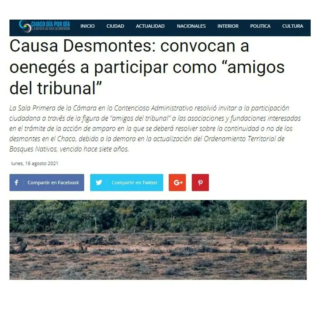 ConSol_ONG's tweet photo. Causa #Desmontes en #Chaco: #OTBN, #Implicancias
 https://t.co/U6P1LtvtLo

Ab. Nora Giménez
+54 9 362 4697 801
Lic. Luciana Gagliardo. Presidente.
+54 9 11 3265 5888

#ConcienciaSolidariaONG
https://t.co/Fk0P3qmuux https://t.co/2y1gtPQhuF