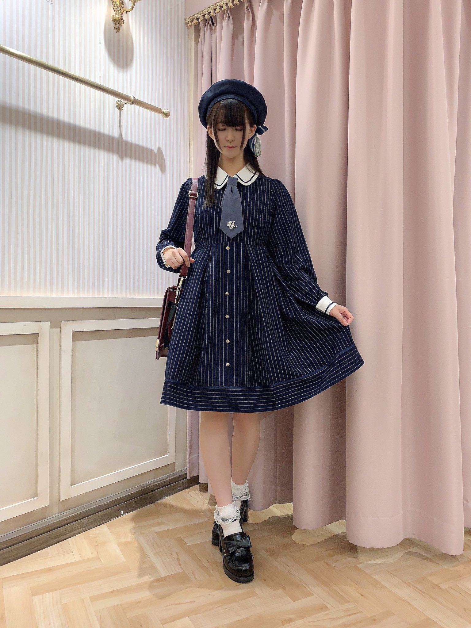 新品】Amavel ワンピース(ネイビー) | tspea.org