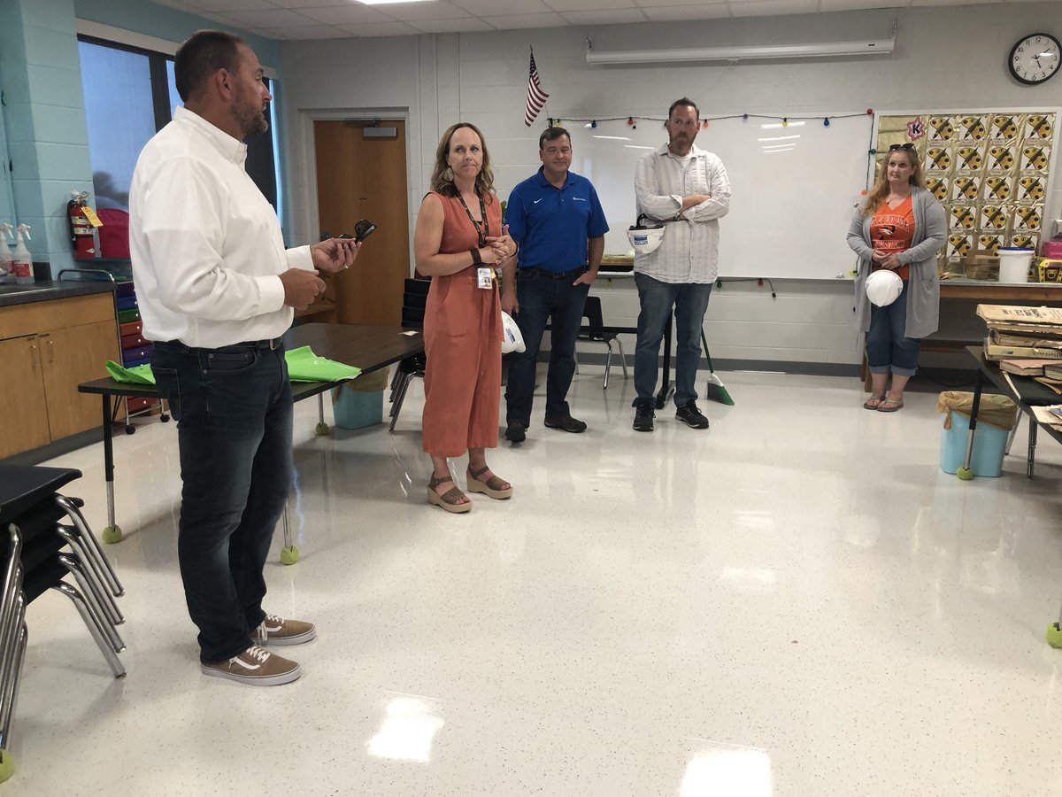Prairie_Pride's tweet photo. Members of the College Community School Board and district staff received a construction/renovations update tonight during the Early Work Session portion of the Board meeting. The Board toured Prairie Heights and Prairie Crest Elementary Schools. https://t.co/sC6VBAnxUj