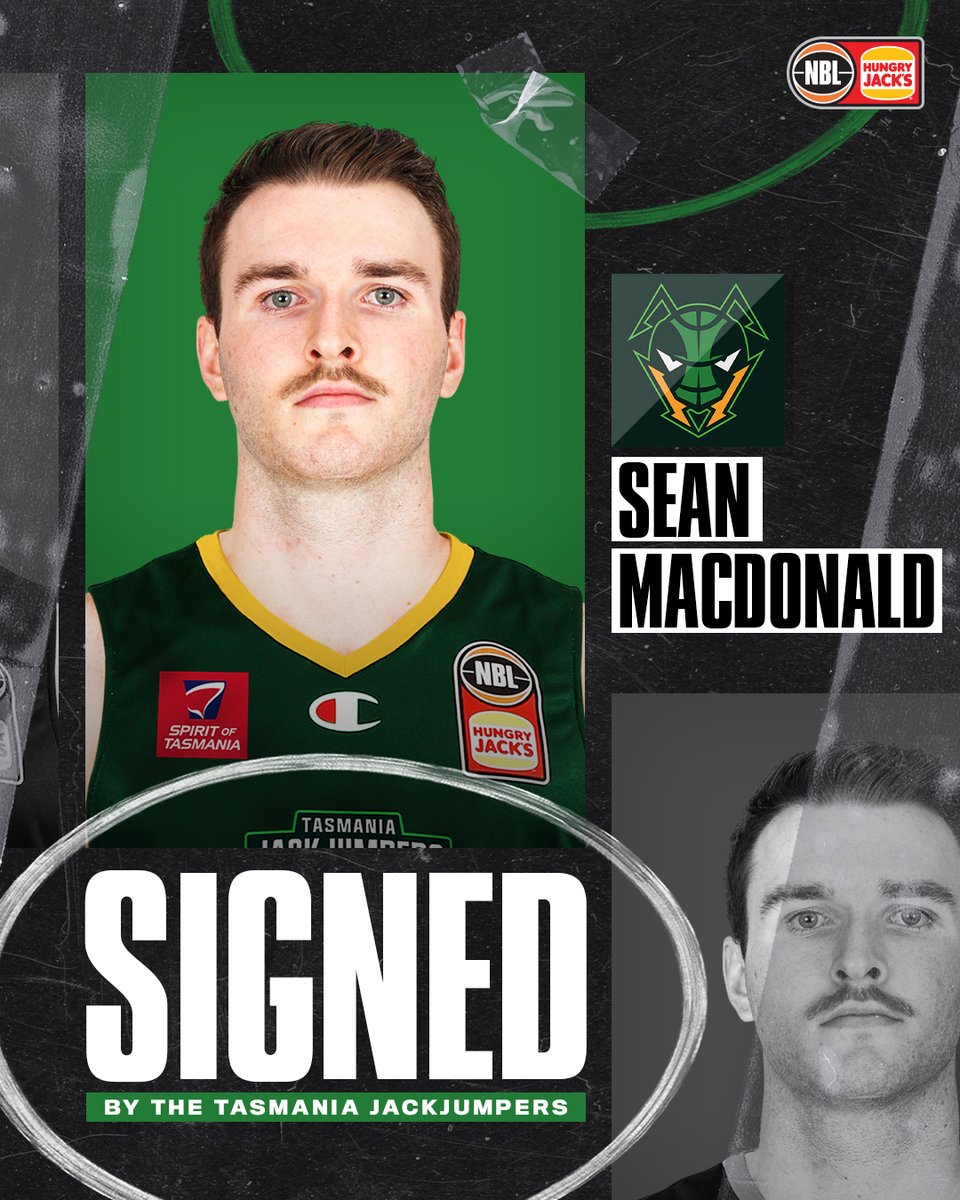 🐜🐜🐜

The <a href="/JackJumpers/">Tasmania JackJumpers 🐜</a> have completed their #NBL22 roster after signing Matt Kenyon to a one-year deal, and Jock Perry &amp; Sean Macdonald as Development Players. 

Full details here: bit.ly/3AKcxxp
