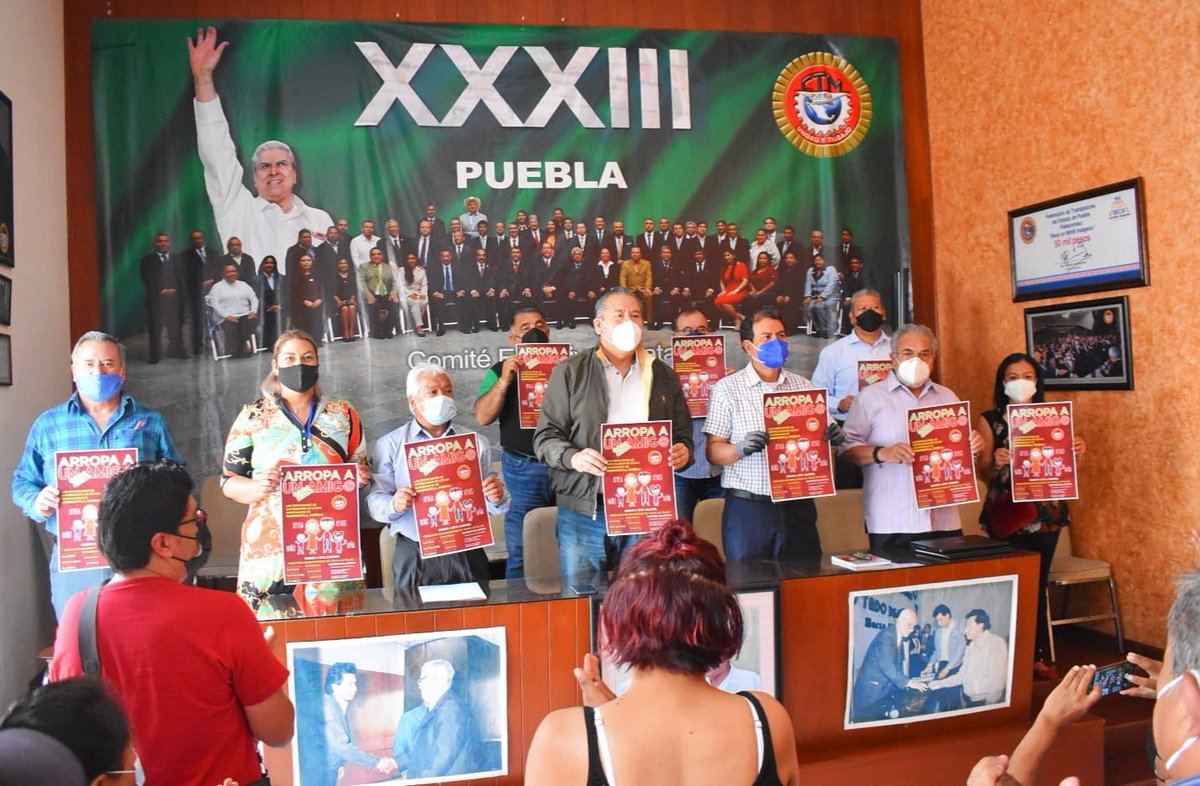 #Enterate El comité de la <a href="/CTMPuebla/">CTM_FTPuebla</a> presentó la campaña Arropa a un Amig@ 2021, busca recolectar juguetes, ropa y cobijas en buen estado para entregarlos en las comunidades marginadas de #Chignautla #Puebla