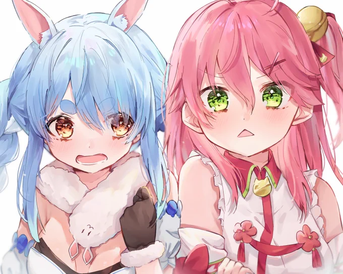 #ぺこらーと  #miko_Art 
ぺこみこ 