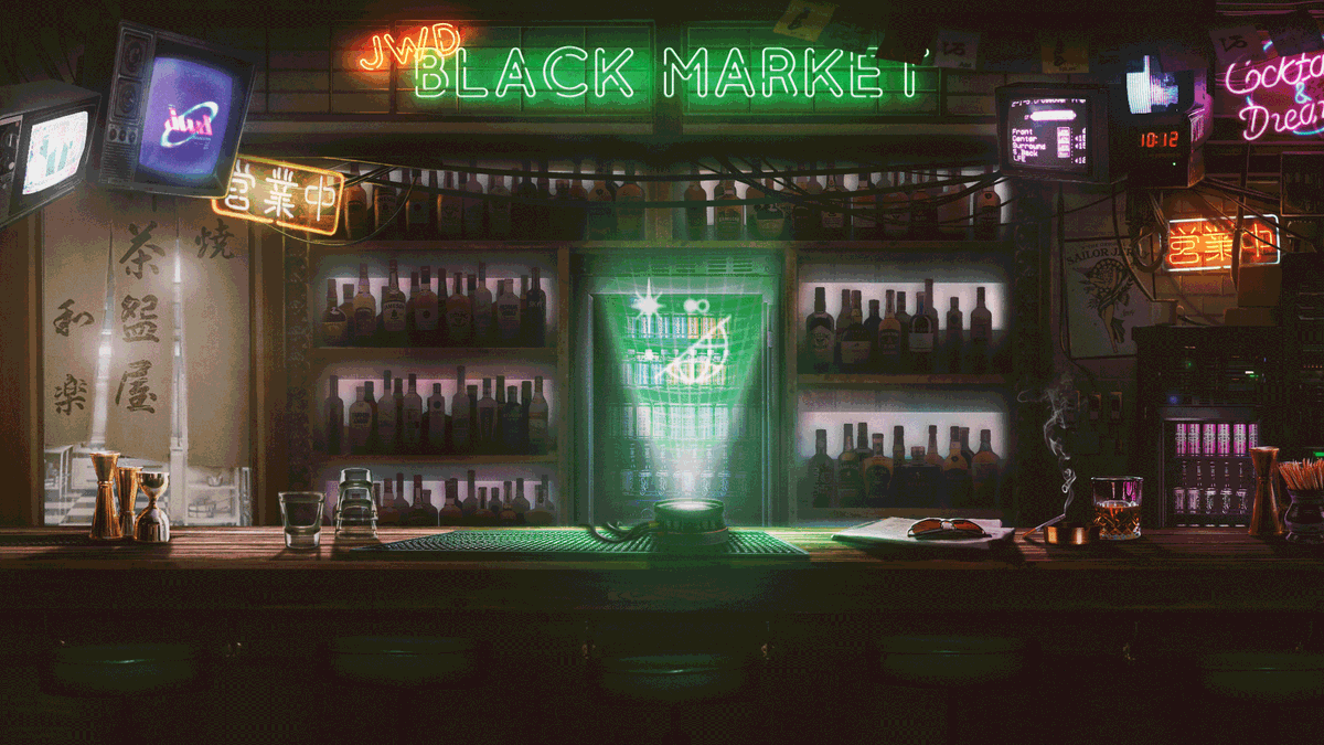 DesignsJwow's tweet photo. Black Market 🥃

Welcome to this corner of the internet, my friend! 🕵🏻‍♂️
May I interest you in some Design? Maybe some Illustration? Animation is also available if you're interested, traveller!
--:--
Follow me for more content
💾 ILLS | ANMT | GDSN 💾

#photoshop #albumcover https://t.co/LzKbyFTADX
