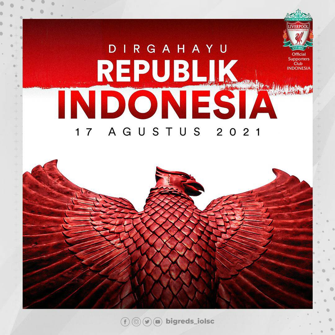 DIRGAHAYU REPUBLIK INDONESIA KE-76! 🔴⚪️

KUAT BERTAHAN, TERUS BERJUANG! 💪🏻

 #HUTRI76 #BIGREDS #YNWA