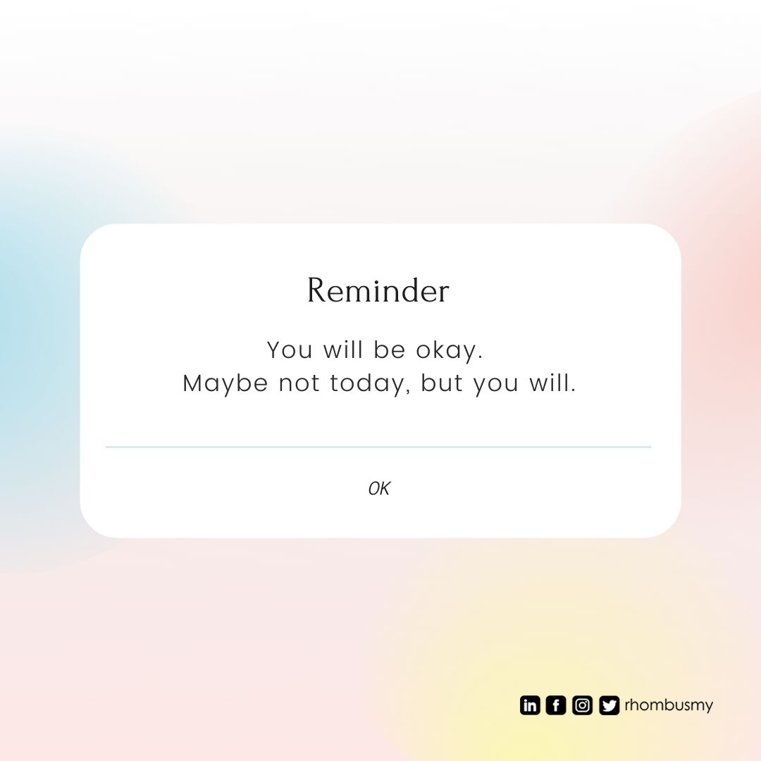 RhombusMY's tweet photo. For those who feel stuck, take one day at a time. You'll soon see some light at the end of this tunnel. ☀️⁣

#RhombusMY⁣
#rhombusconsulting⁣
#socialmediaagency⁣
#digitalmarketing⁣
#marketingagency https://t.co/0492BcmjR2