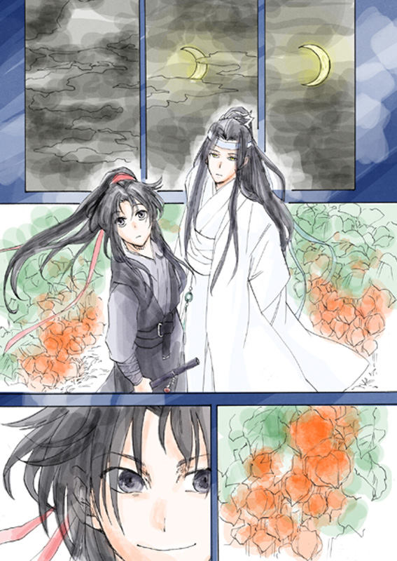 おはようございます
そろそろ雲深不知処へ行って、戒鞭で打たれる罰を受けるべきかと・・・。一次創作中華ファBLのネーム、本日最終話。主人公二人組、頼むからちゃんとHしてください。
#忘羨 #魔道祖師 #陳情令 
#마도조사  #MDZS #魔道祖师 