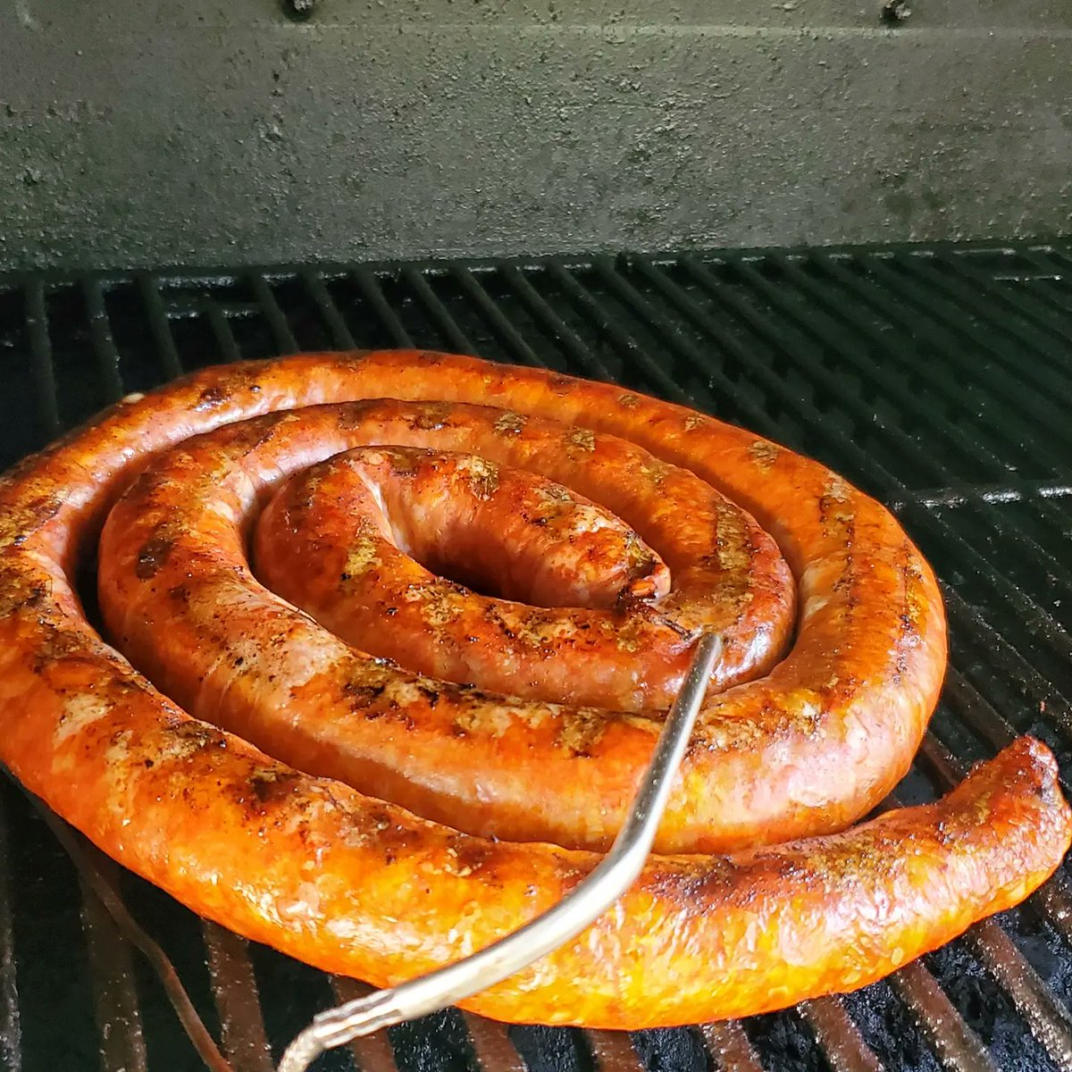 ramtuff02's tweet image. Hot sausage burnt ends on my @PitBossGrills Platinum Series Lockhart!! Used @btleighsauces The Clevelander as the binder and also used @PitBossGrills Maple Chipotle Rub! These are my new favorite! 
#LEGGGGOOOOO 🔥🔥🔥🔥🔥🔥
#SmokeFather 💨💨💨💨💨💨