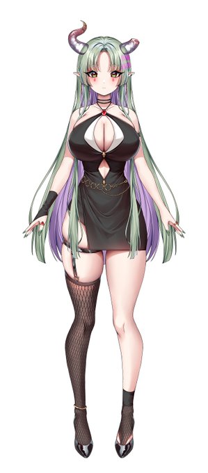 버튜버 Aristeia Pacificator (@AriPeace_) 님의 캐릭터를 작업했습니다 😈
다들 많은 관심 부탁드립니다 😈🖤 