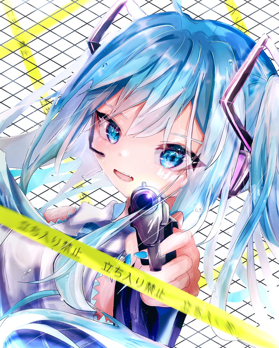 初音ミク 「#絵描きさんと繋がりたい 
#中学生でこれは上手い方だと思ったらRT押してくださ」|つむりのイラスト