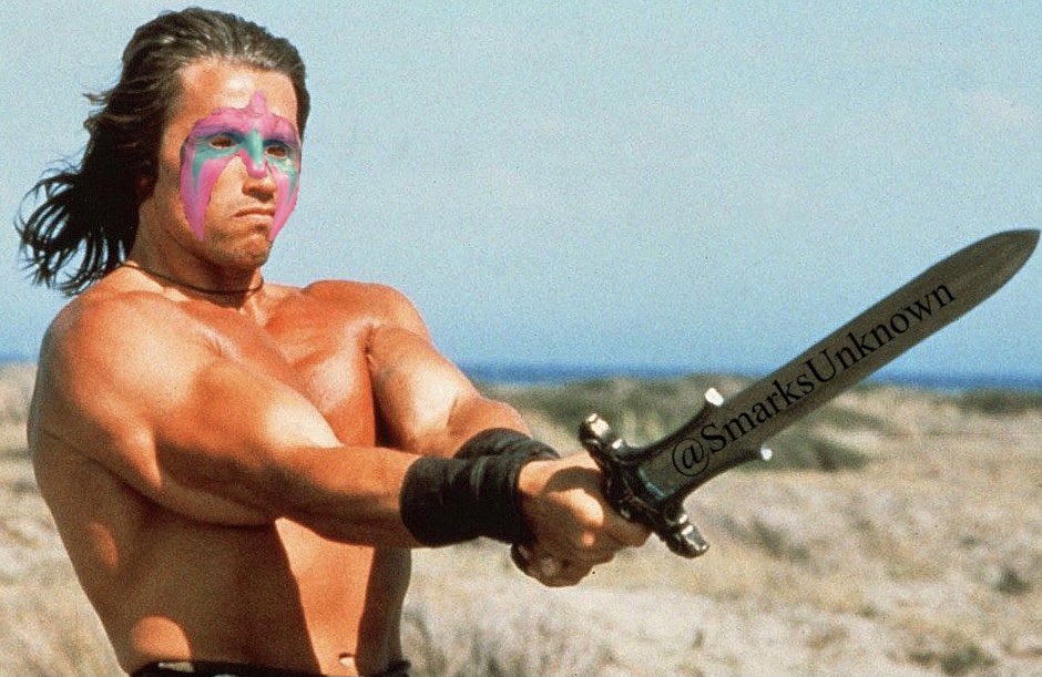 SmarksUnknown's tweet image. Conan The Barbarian @Schwarzenegger 
#RandomWarriors 
#WWERAW 
#WWENxT