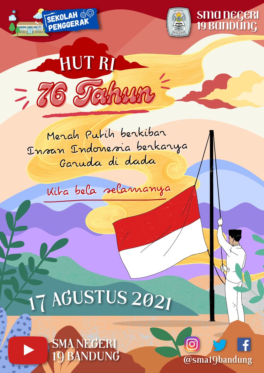 osissman19bdg's tweet photo. Salam Greenaration!🍃
Haloo, Nineteen! Hari ini kita memperingati kemerdekaan yang ke-76 tahun. Dirgahayu Republik Indonesia! 🇮🇩 https://t.co/I1VWete3vJ