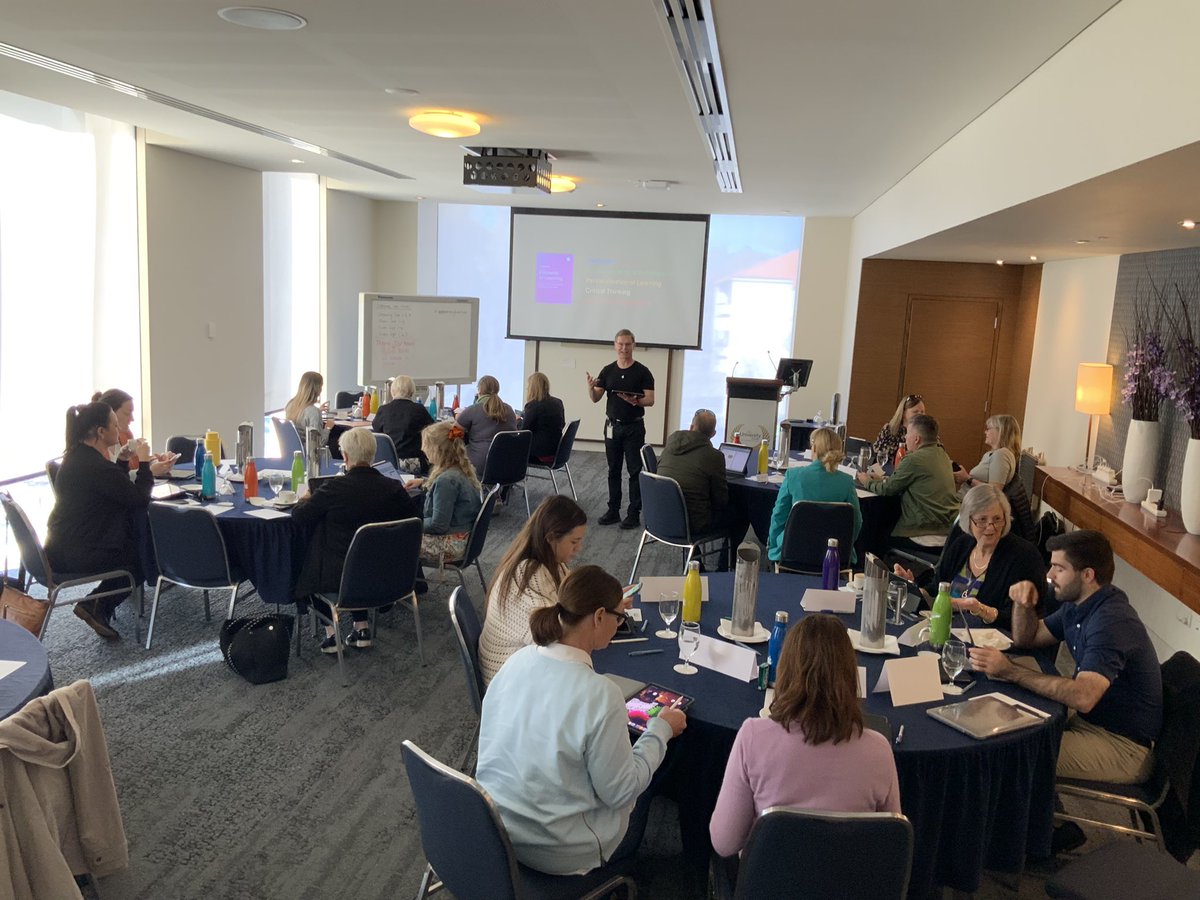 Day 1 of #applelearninginstitute with a fantastic groups of inspired teachers. <a href="/WandinaPS/">Wandina Primary School</a>