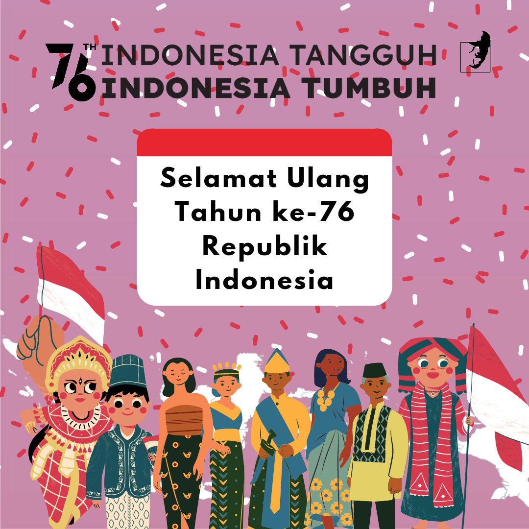 “This country, the Republic of Indonesia, does not belong to any group, nor to any religion, nor to any ethnic group, nor to any group with customs and traditions, but the property of all of us from Sabang to Merauke!” ㅡ Ir. Soekarno

Dirgahayu Republik Indonesia ku. Merdeka! 🇲🇨