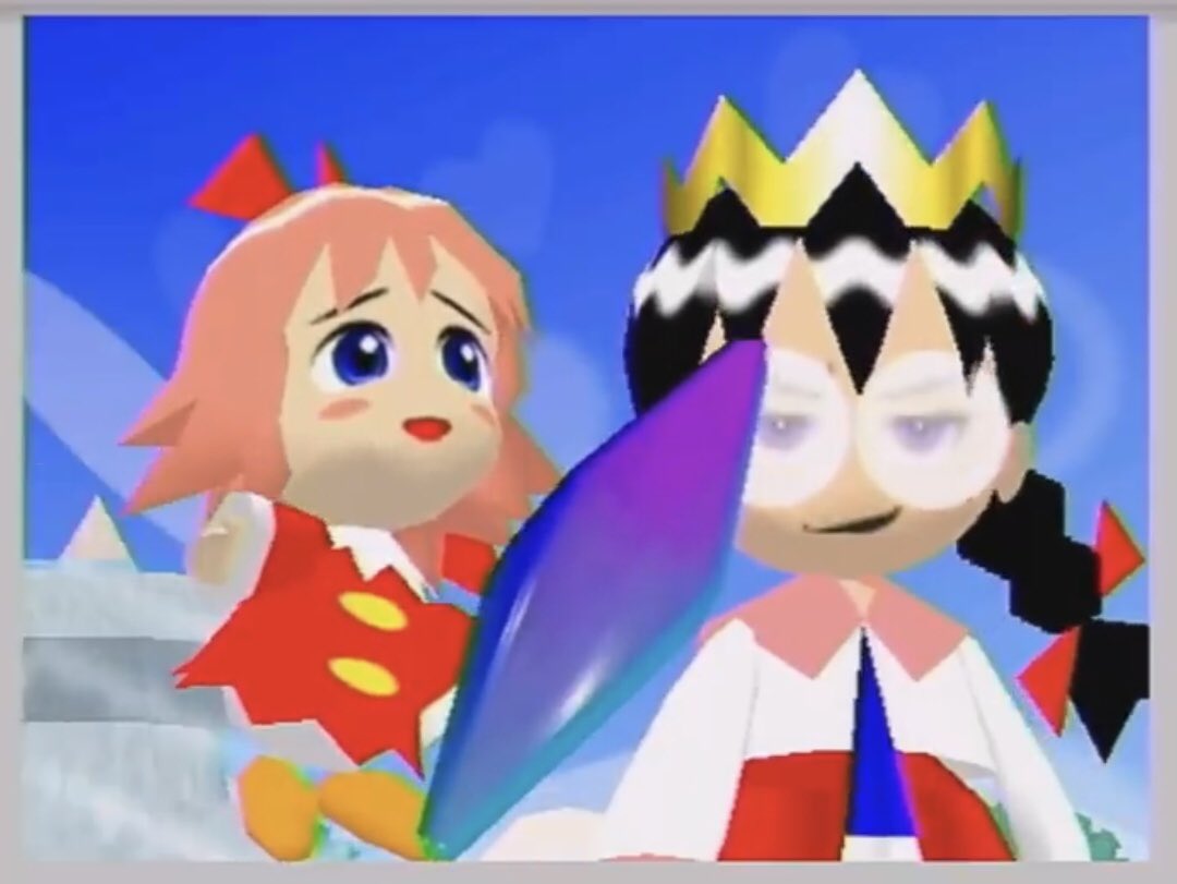 Kユーリンさん 星のカービィ64のbad Endで暗黒微笑を浮かべる王女様がとても好き